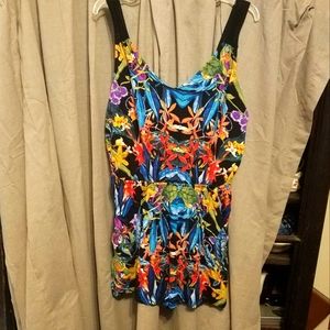 Nicole by Nicole Miller |large floral romper